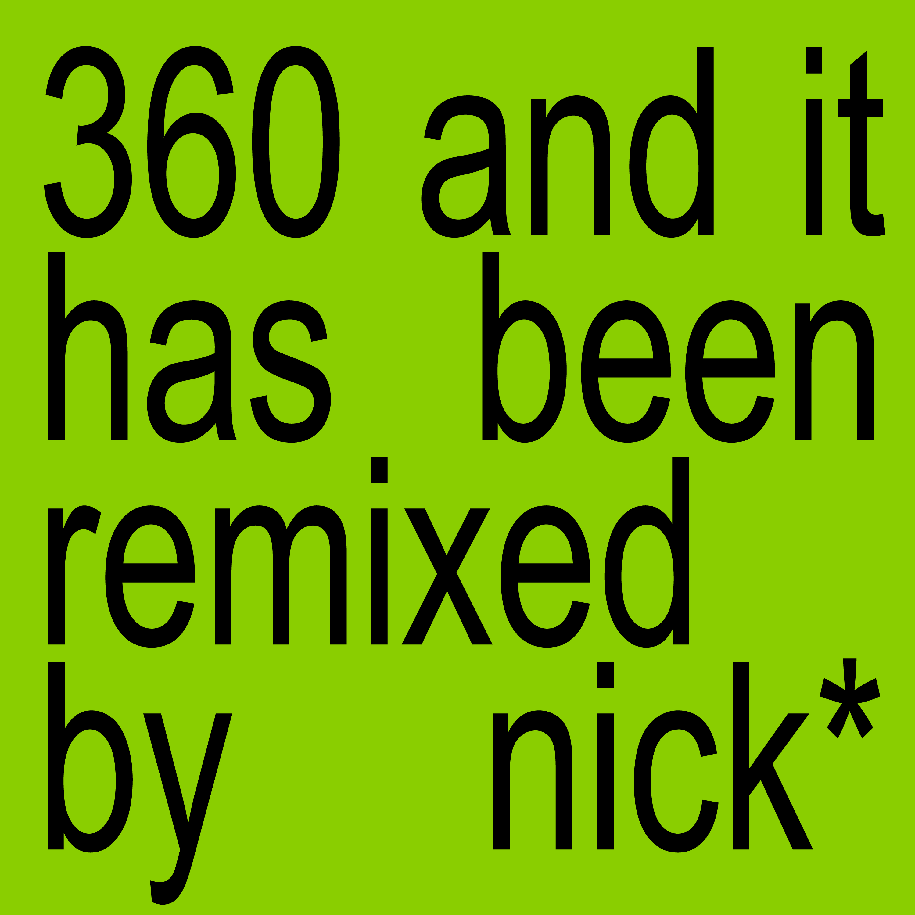 Charli XCX - 360 Nick* Remix